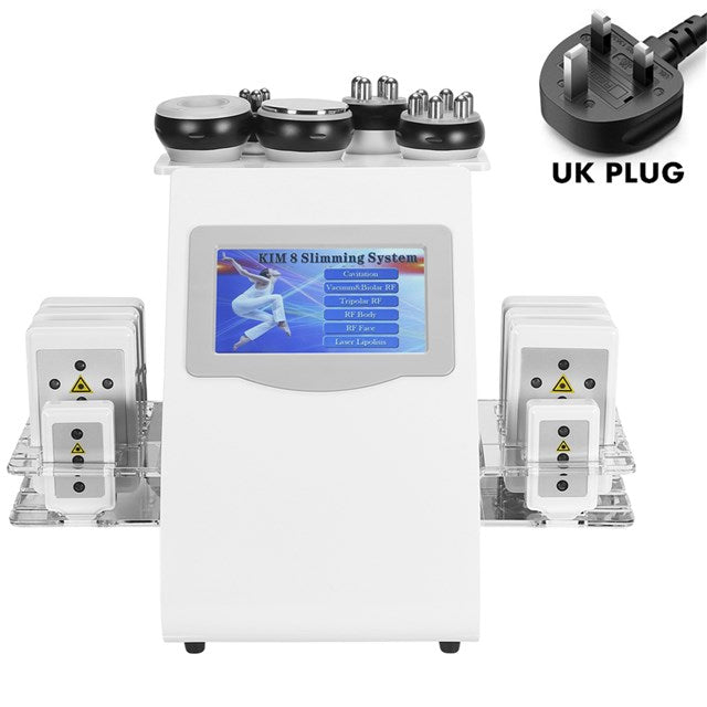 2022 Hot Product 6 in 1 Vacuum Laser Radio Frequency RF 40K Cavi Lipo Slimming Ultrasonic Liposuction Cavitation Machine For Spa